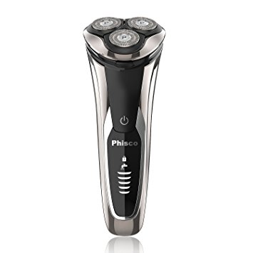 Phisco Electric Shaver Razors for Men USB Quick Rechargeable Electric Razor IPX7 Wet & Dry...