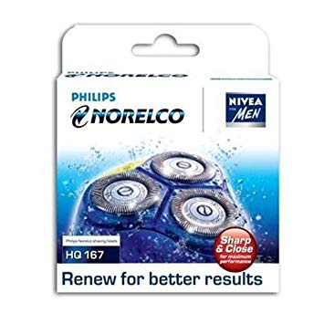 Norelco Philips HQ167 HQ-167 Cool Skin Replacement Heads and Cutter Blades