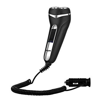 Runwe RS609 Car Charged Shaver with Extra Long Power Plug