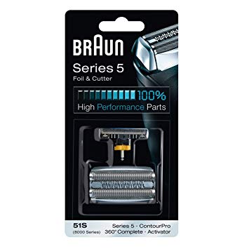 Braun Series 5 Combi 51s Foil And Cutter Replacement Pack (Formerly 8000 360 Complete Or Activator) (Double...
