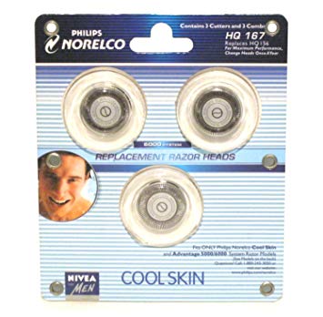 Norelco & Philips HQ167 Advantage Cool Skin shaver head