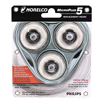 Philips Norelco HQ4 Plus MicroPlus 5 Shaver Replacement Heads