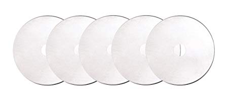 Fiskars 60mm Straight Rotary Replacement Blades, 5 Pack