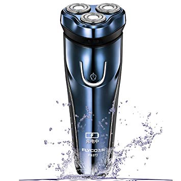 Flyco FS373 Men Electric Shaver | Rechargeable Waterproof Electric Shavers | Wet & Dry Rotary Shavers With...