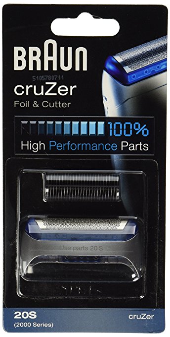 Braun Cruzer series razor screen foil and cutter blade.