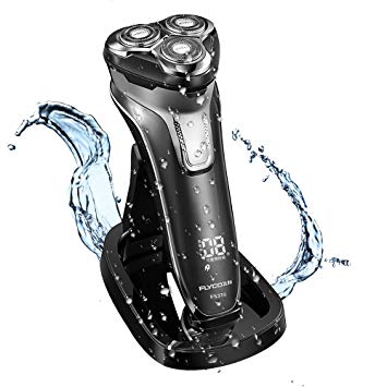 Flyco Electric Shaver Fully Washable Waterproof Rotary Razor USB Quick Rechargeable with LED Display...