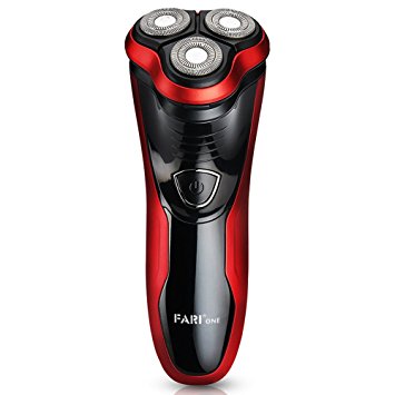 FARIONE Rechargeable Electric Shaver with Pop-up Trimmer, Wet & Dry Electric Shaving Razor for Men, Black
